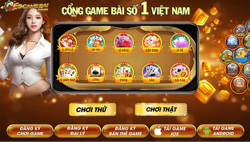 68gamebai - cổng game bài đổi thưởng số 11 Việt Nam