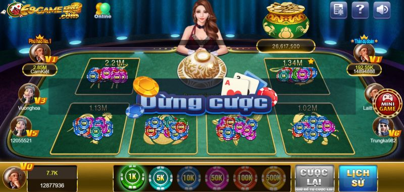 Thông tin về bầu cua tại 68 game bài