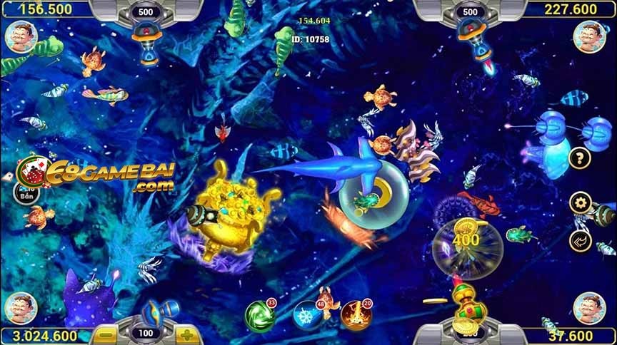 Hàng loạt tính năng nổi bật của game Bắn cá Zui