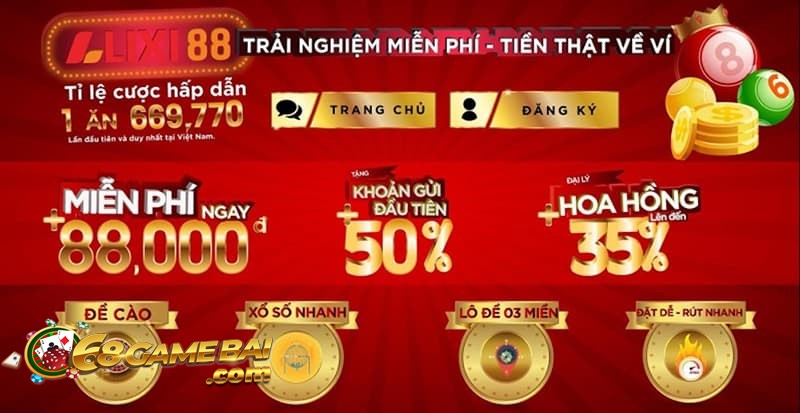 Trải nghiệm miễn phí, tiền thật về ví