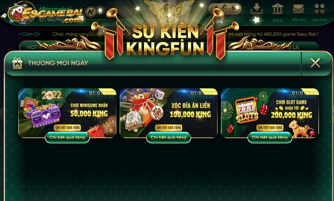 Đánh giá cổng game cá cược King3 Fun