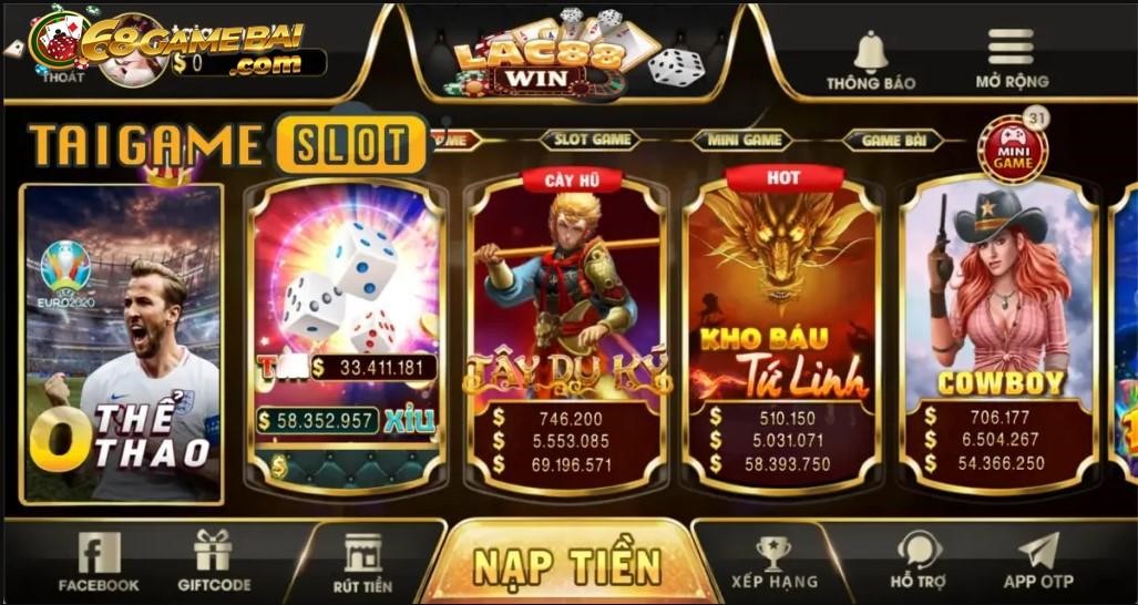 Đánh giá cổng game nổ hũ Lac88 win