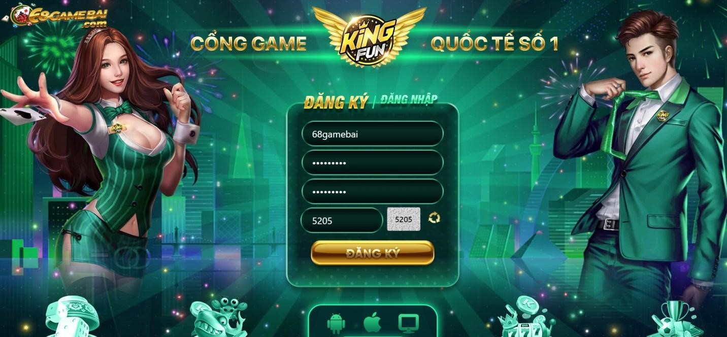 Hướng dẫn đăng ký tài khoản King3 Fun