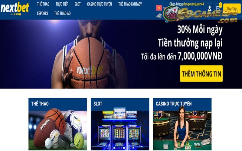 Nextbet – Nhà cái với vô vàn khuyến mại khủng