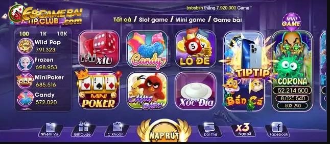 Sản phẩm cá cược Tip68 Club