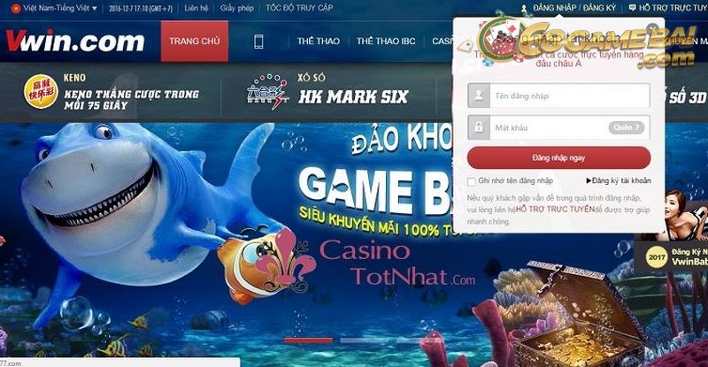 Các slot game tại Vwin