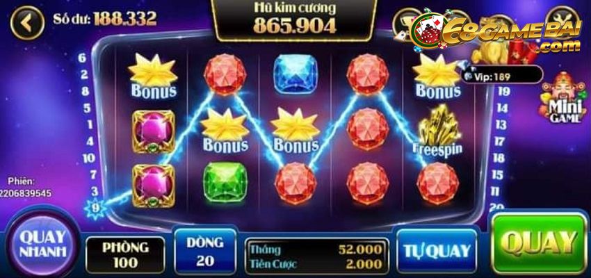 Game Slot Kim Cương nhìn đã muốn thử sức tại Nổ Hũ Club