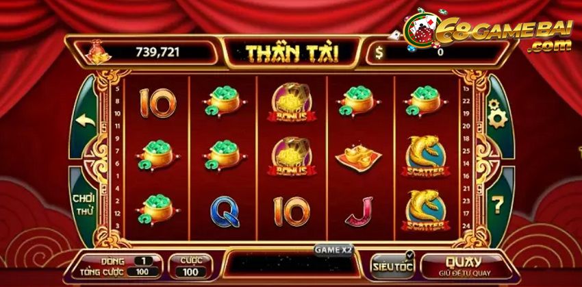 Game slot Thần Tài tại Nổ Hũ Club