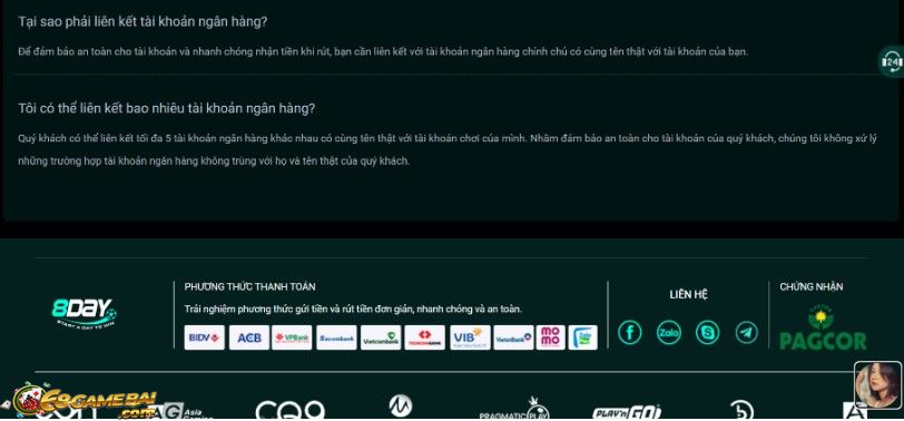 Người chơi cần lưu ý những gì khi rút tiền 8day