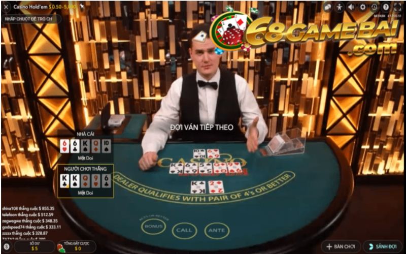 Không gian casino mang tiêu chuẩn quốc tế