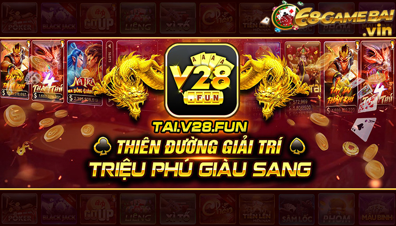 V28 Club - Thiên đường giải trí, triệu phú giàu sang