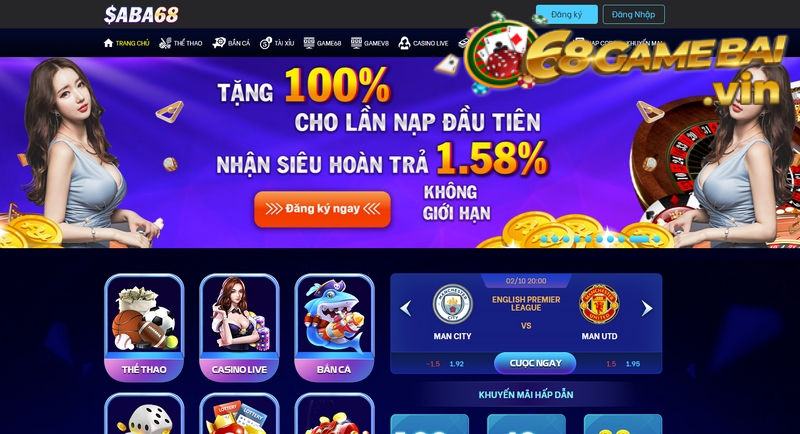 Cổng game Saba68 có nhiều khuyến mại hấp dẫn