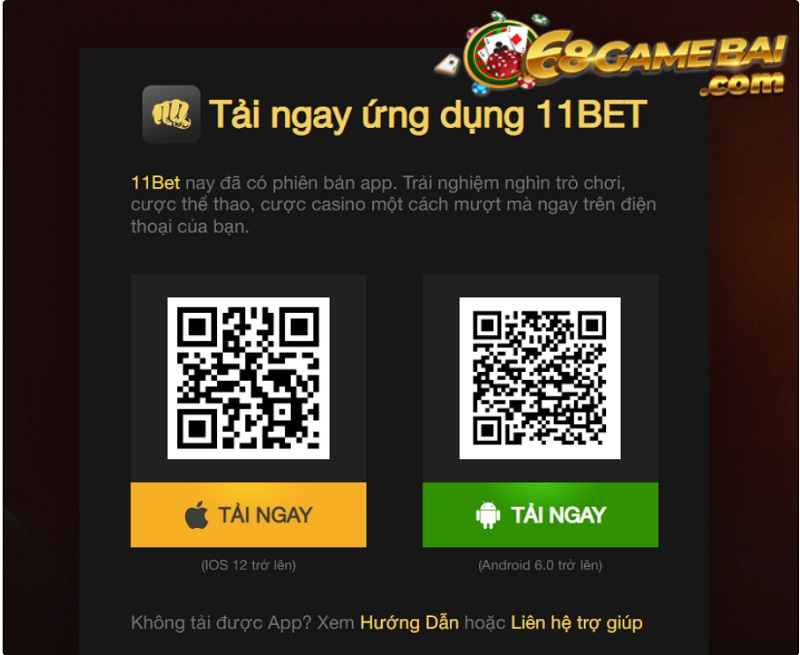 Tải app 11Bet về di động tiện lợi