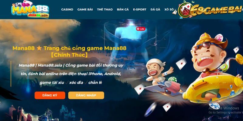 Mana88  - Cổng game đổi thưởng đẳng cấp quốc tế