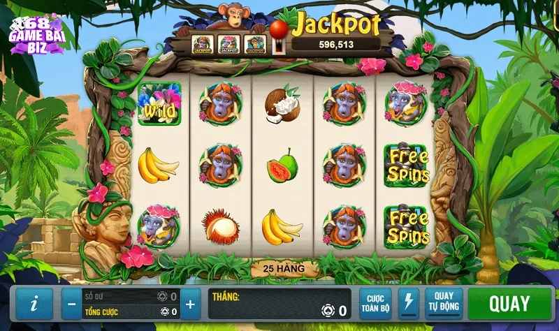 Apes go wild là tựa game nổ hũ đặc sắc của 68 game bài