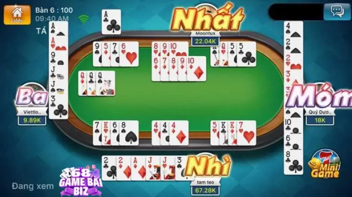 Chi tiết cách chơi game bài Tấn tại 68 game bài